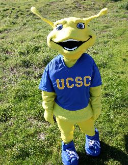 UCSC Sammy Slug mascot